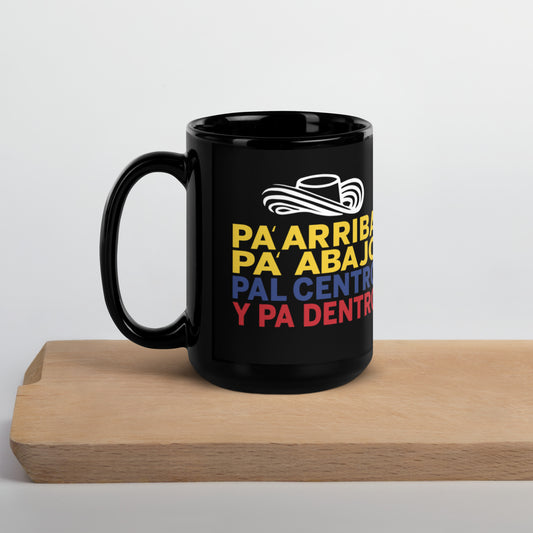 Glossy Mug  (Black) - Colombian