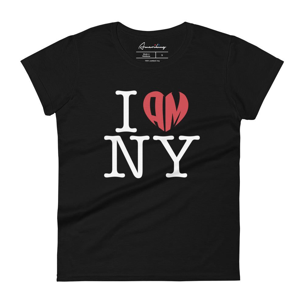 Women's short sleeve t-shirt - I AM NY