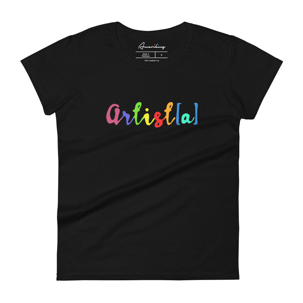 Women's short sleeve t-shirt - Artist [a]