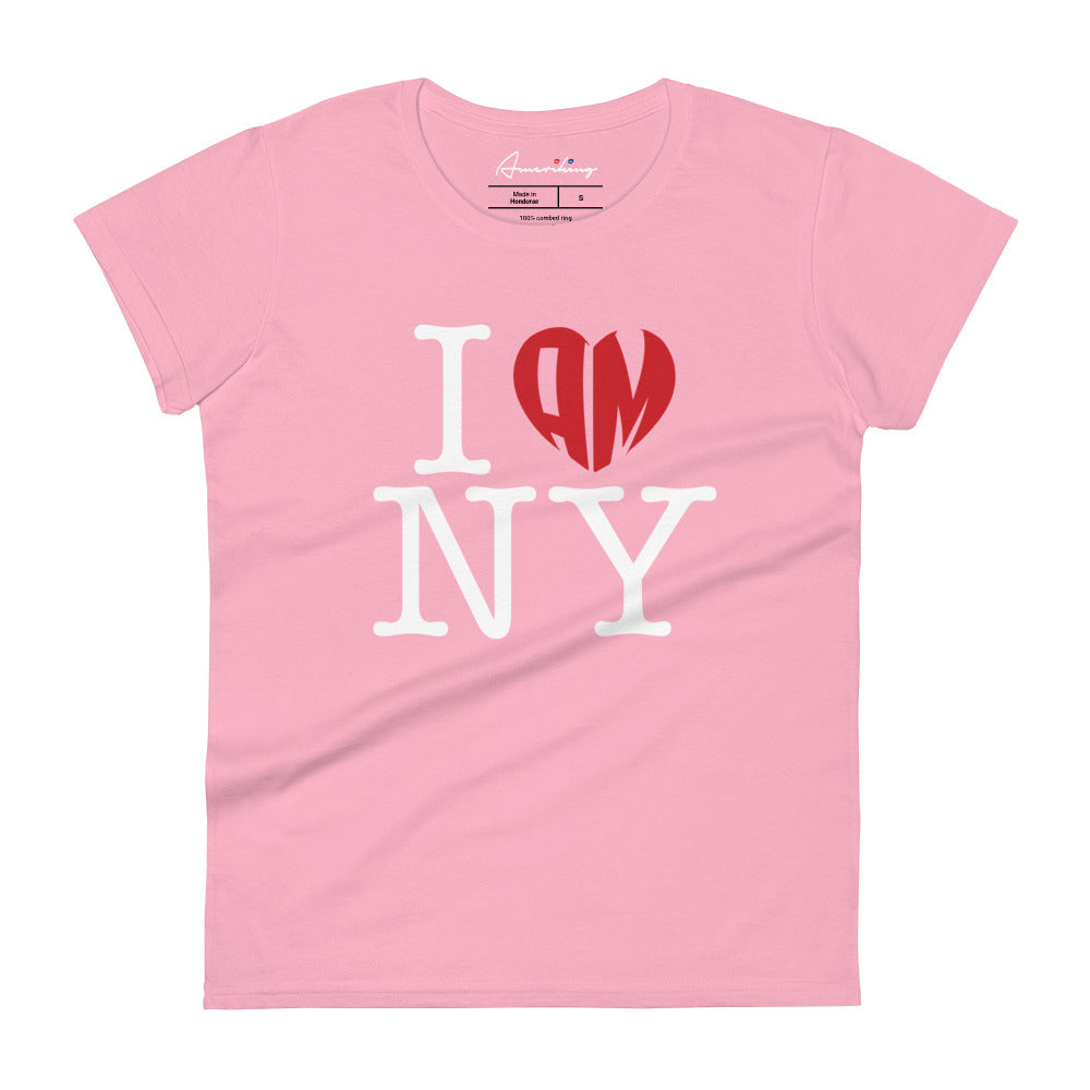 Women's short sleeve t-shirt - I AM NY