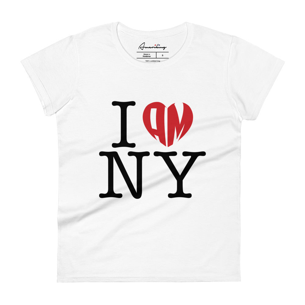 Women's short sleeve t-shirt - I AM NY