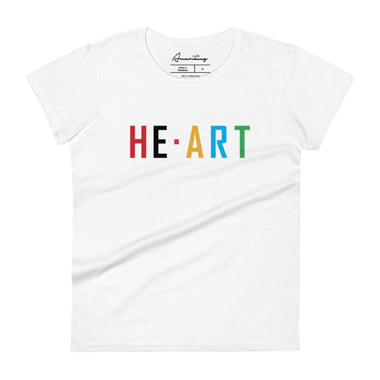 Women's short sleeve t-shirt - HE.ART